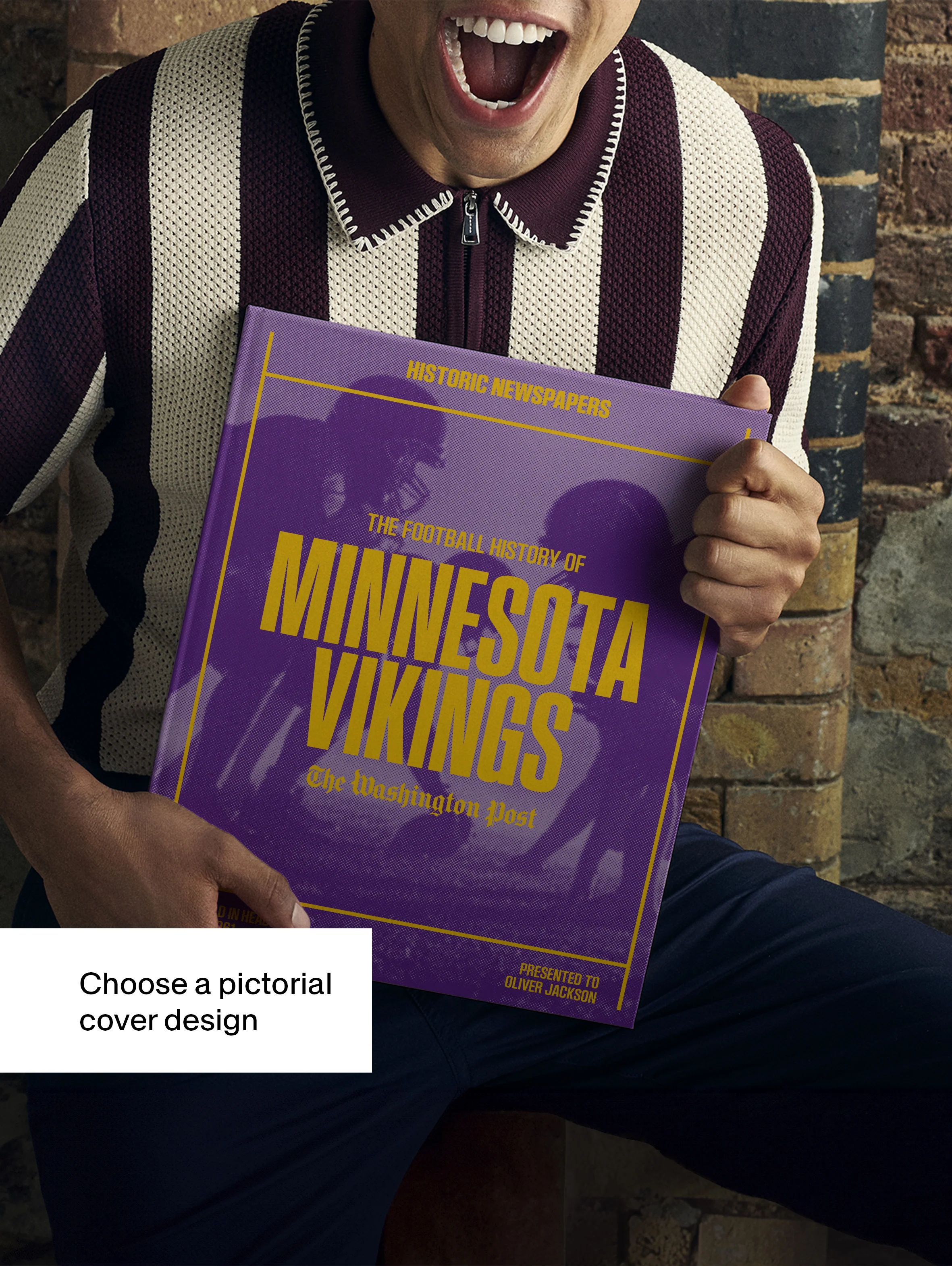 The Football History of Minnesota Vikings Washington Post Edition Book - Image 3