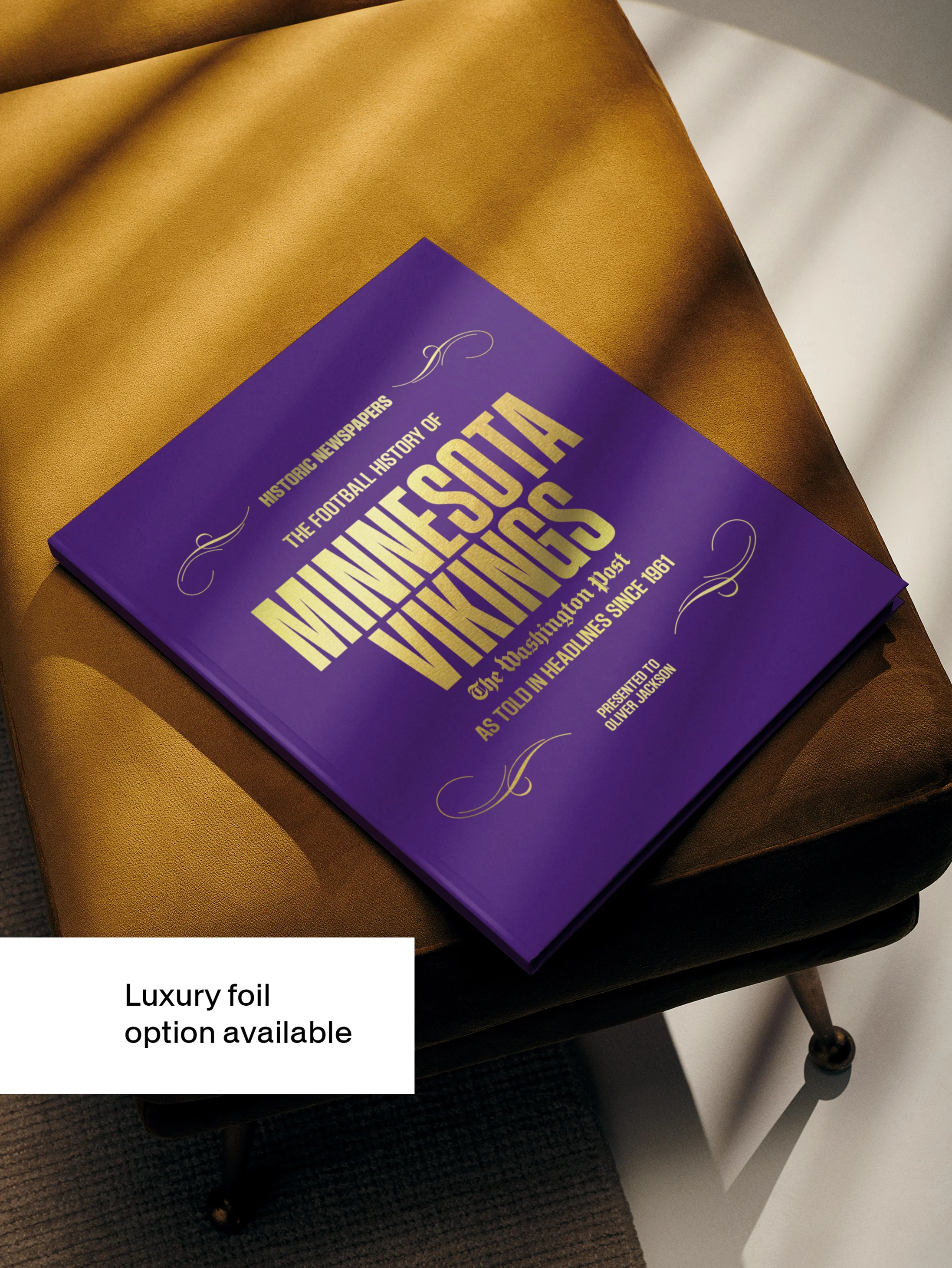 The Football History of Minnesota Vikings Washington Post Edition Book - Image 6