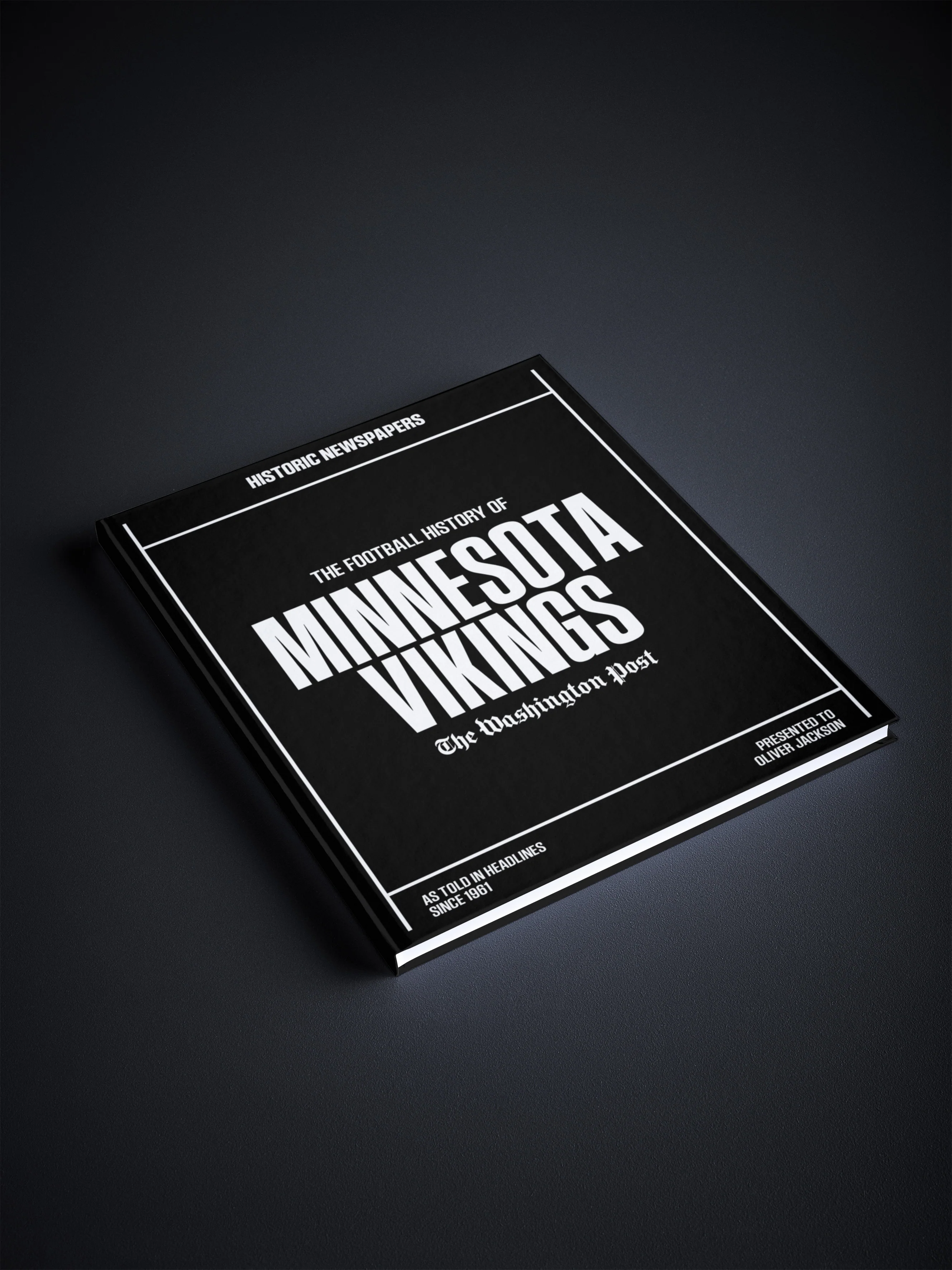 The Football History of Minnesota Vikings Washington Post Edition Book - Image 8