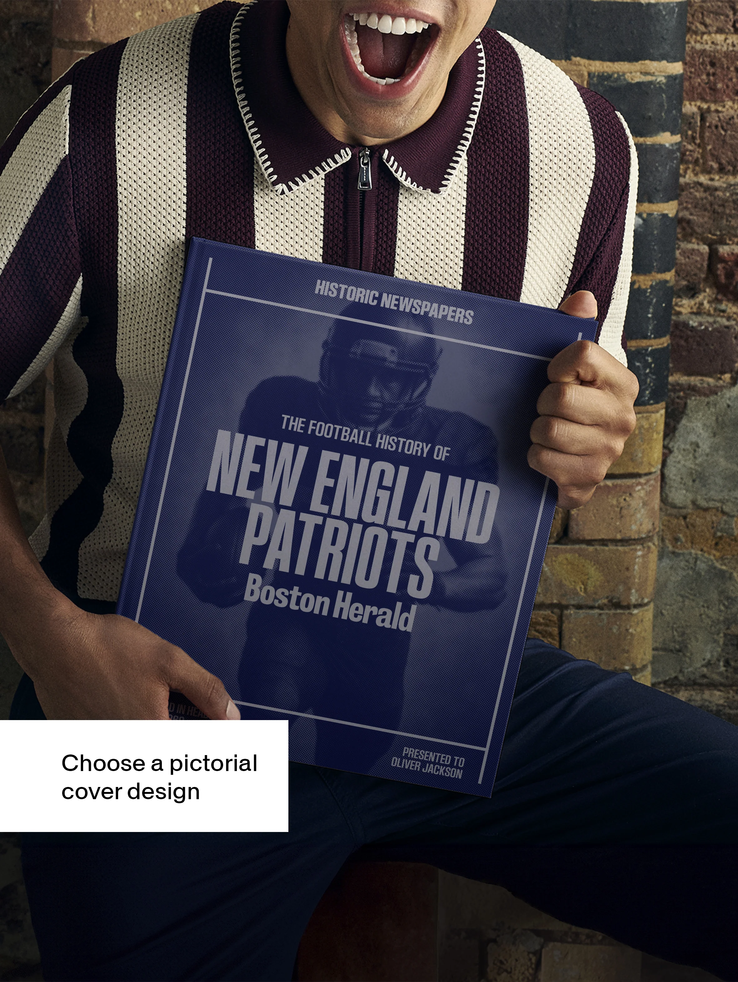 The US Football History of New England Patriots Boston Herald Edition - Image 3