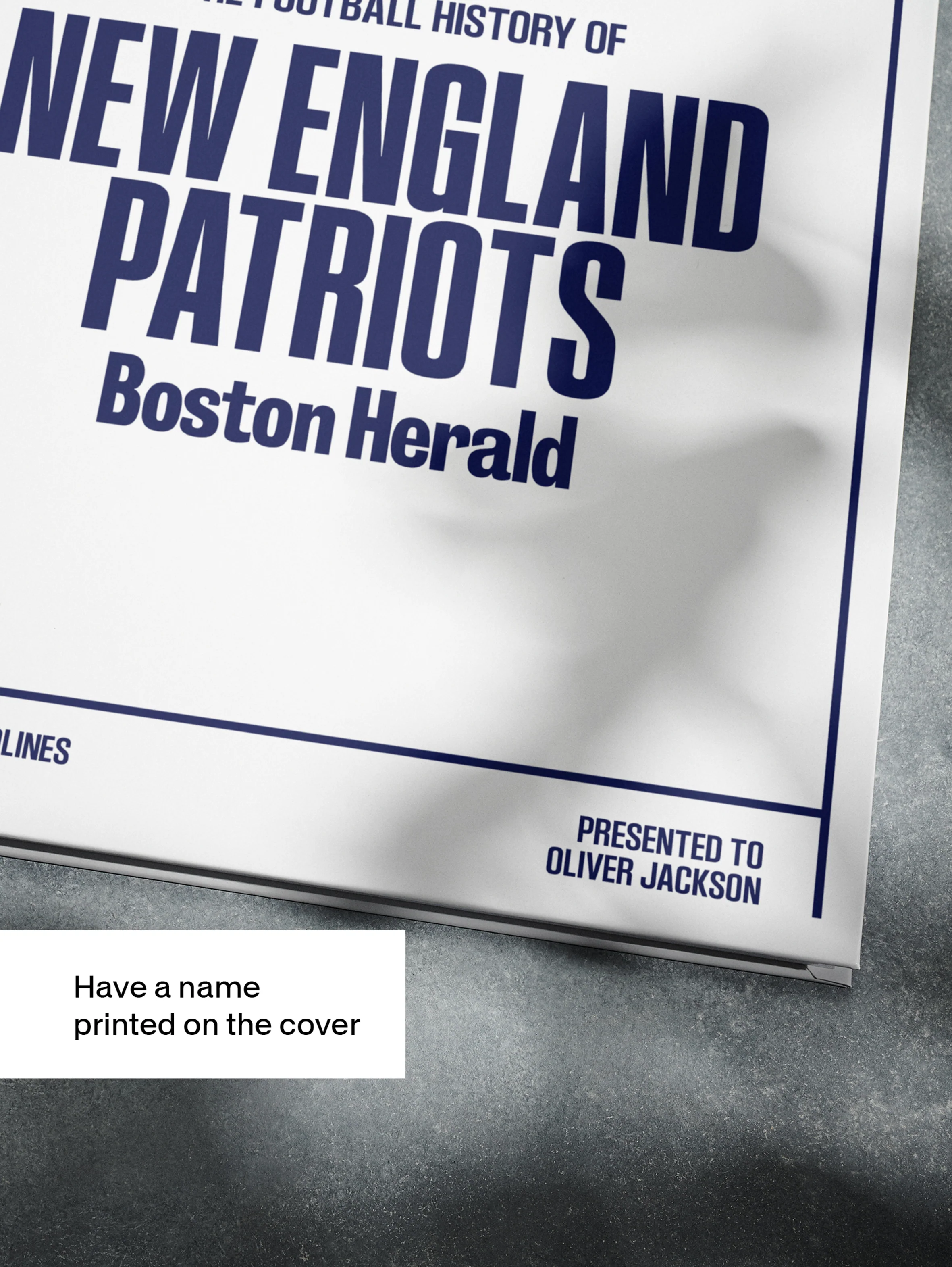 The US Football History of New England Patriots Boston Herald Edition - Image 6