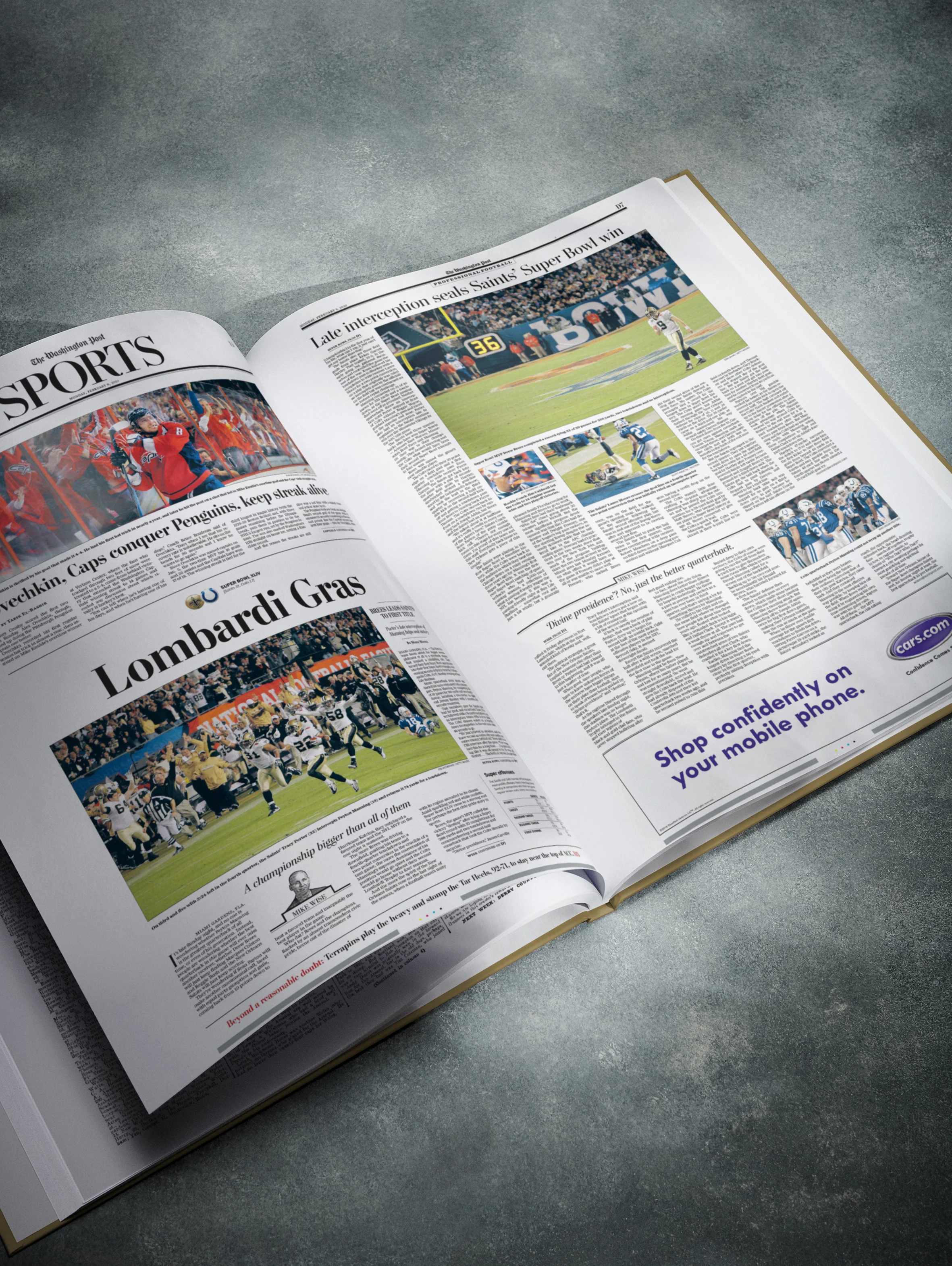 The Football History of New Orleans Saints Washington Post Edition Book - Image 3