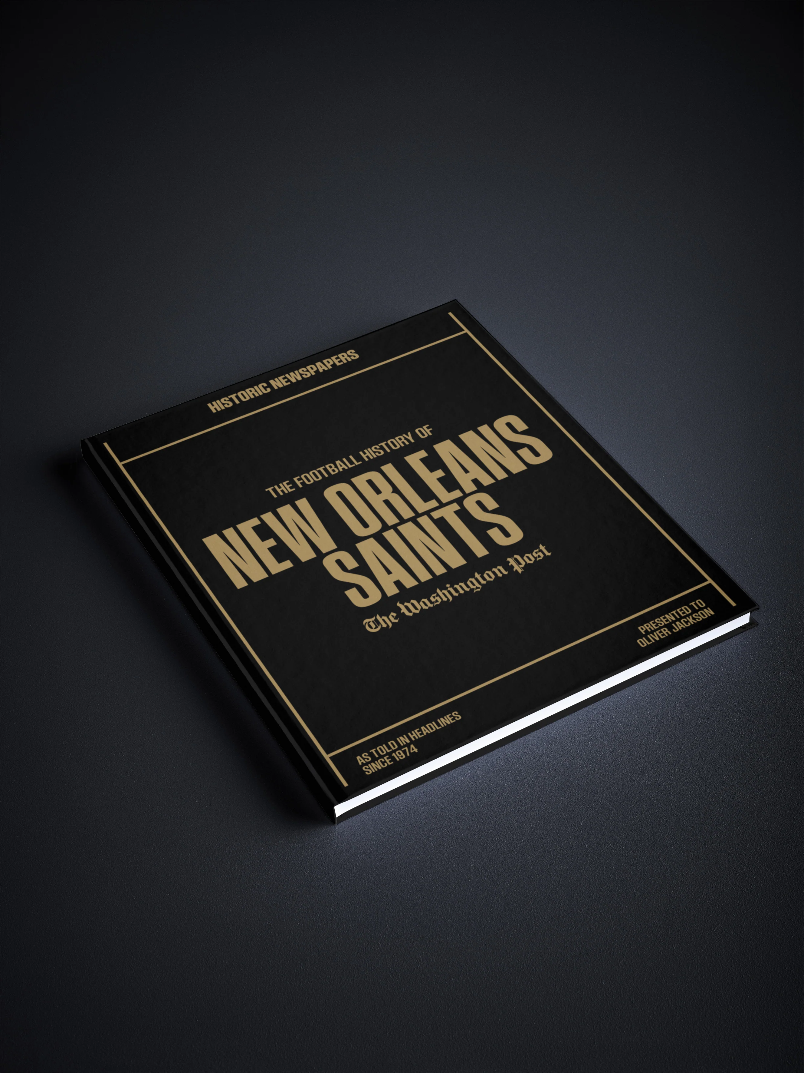 The Football History of New Orleans Saints Washington Post Edition Book - Image 6