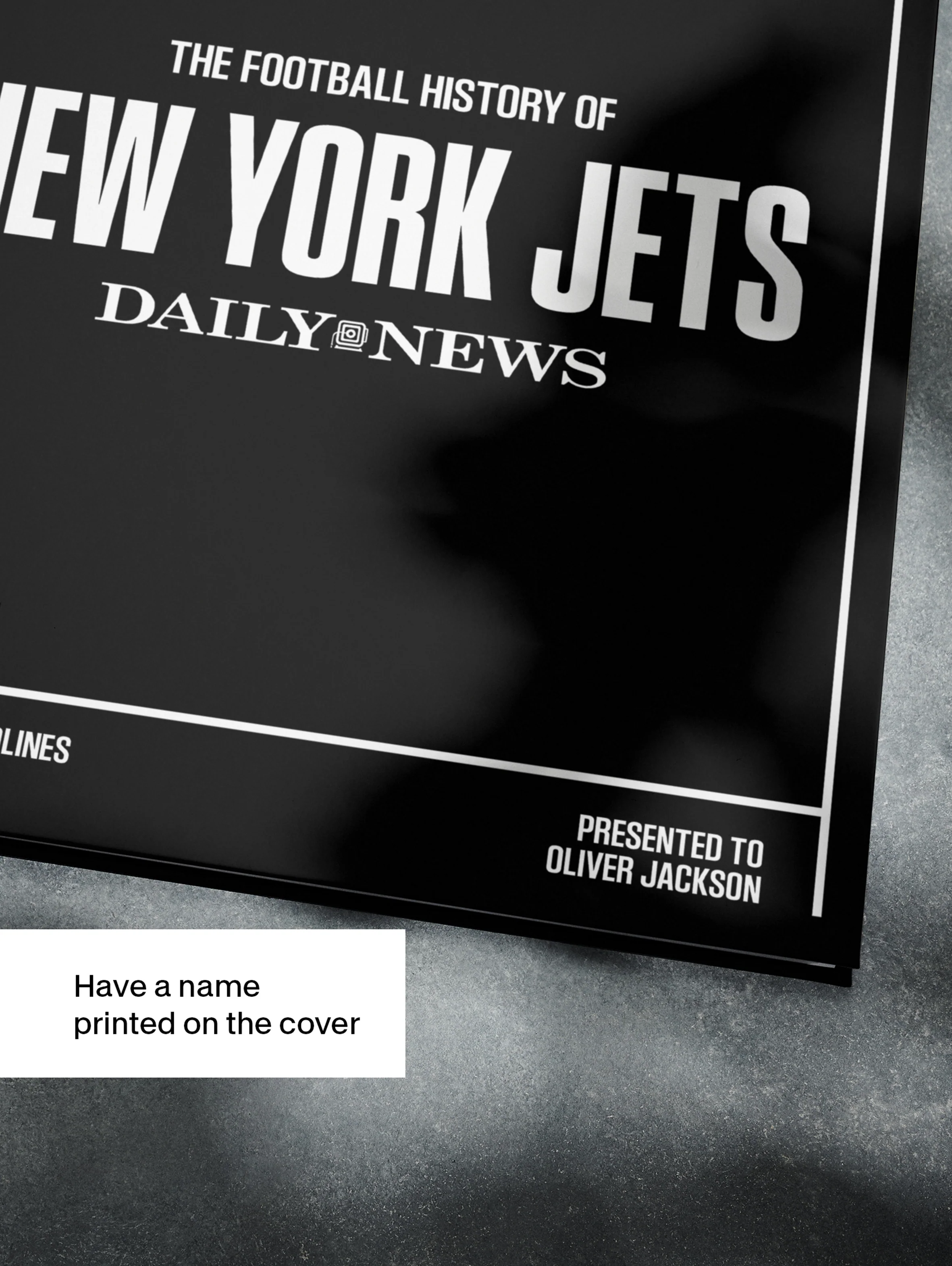 The Football History of New York Jets Daily News Edition Book - Image 3