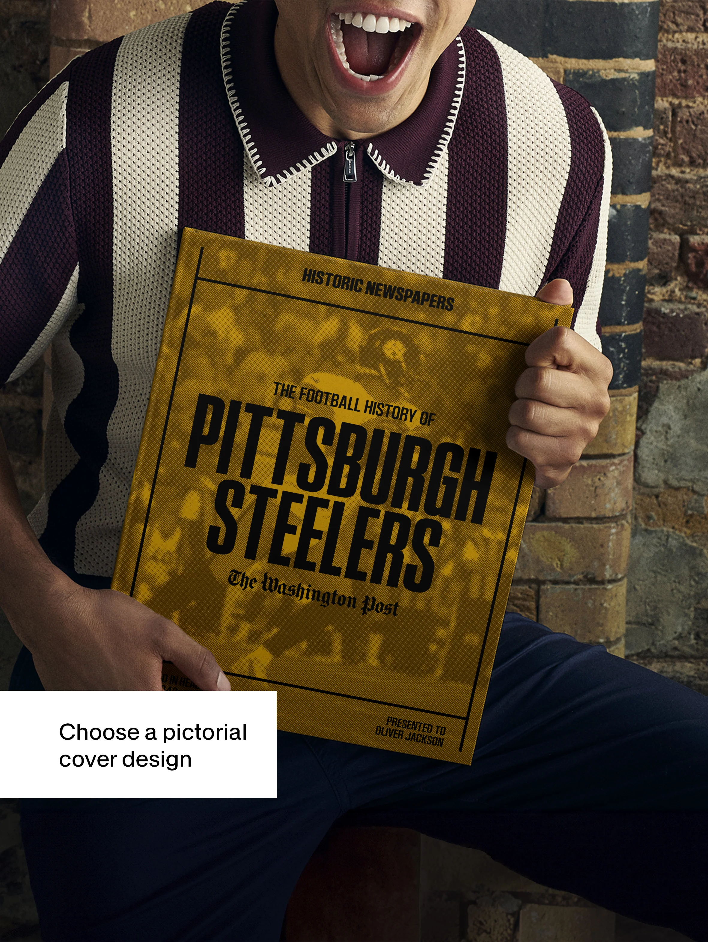 The Football History of Pittsburgh Steelers Washington Post Edition Book - Image 4