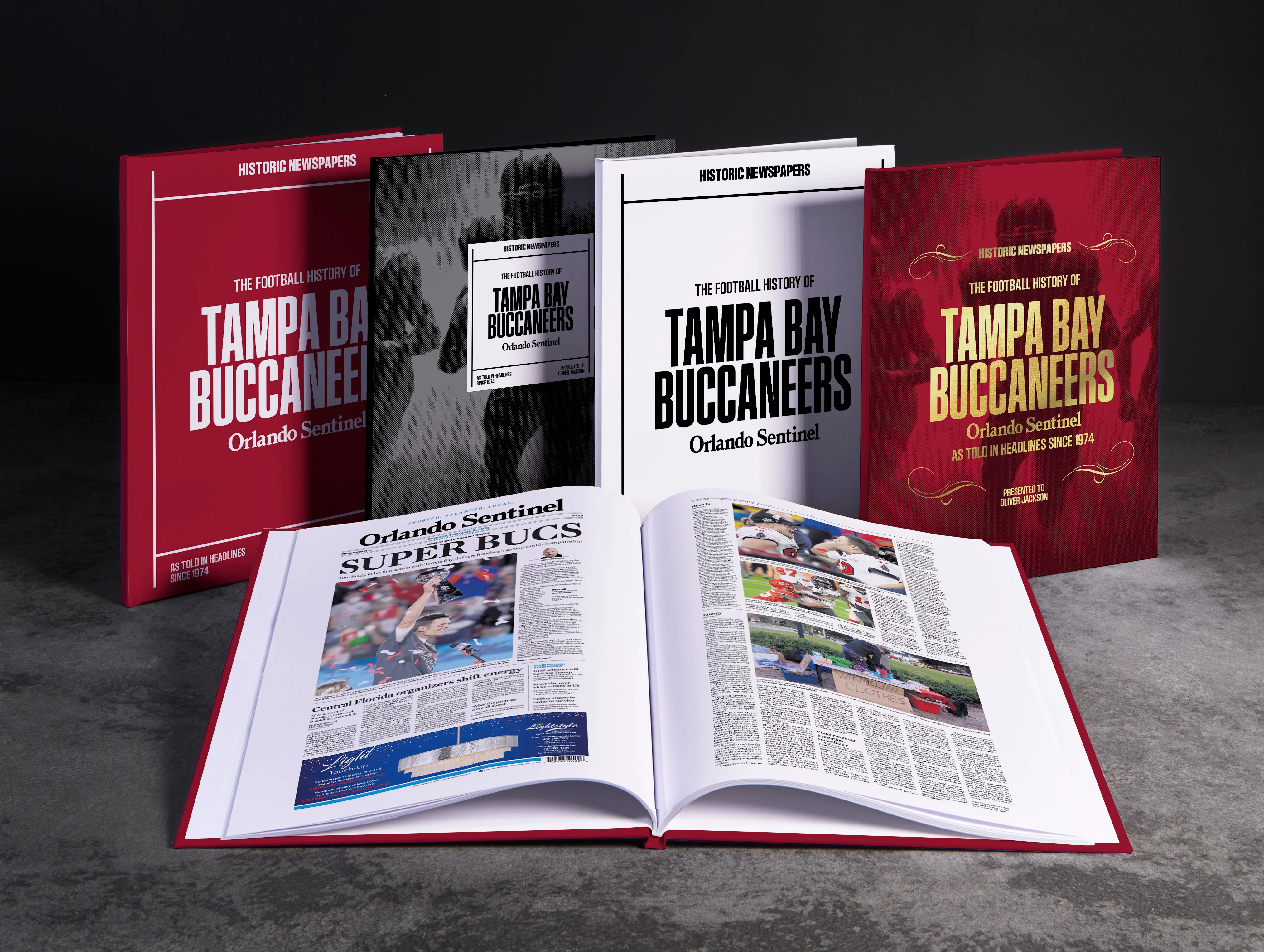The Football History of Tampa Bay Buccaneers Orlando Sentinel Edition Book - Image 2