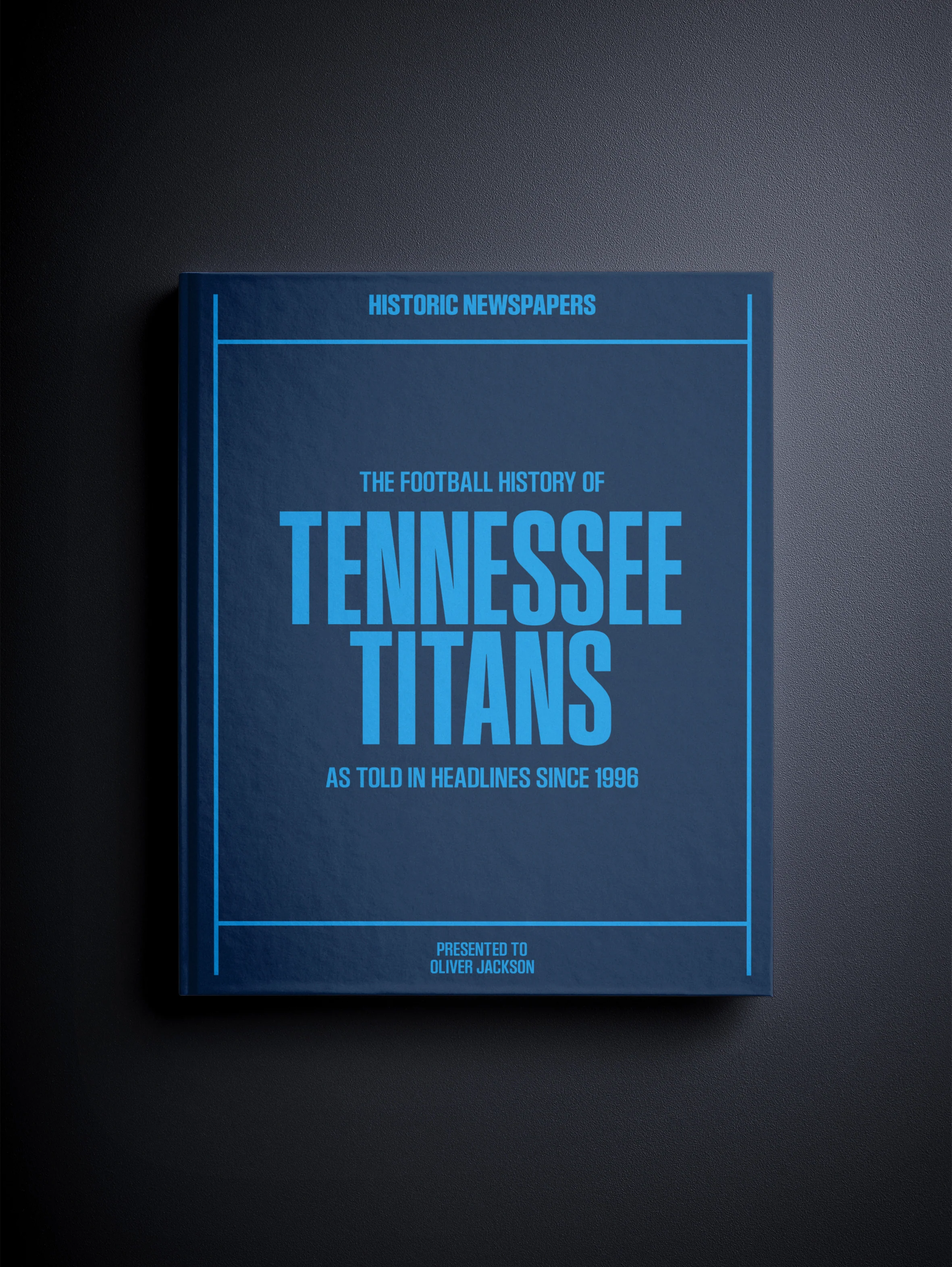 The Football History of Tennessee Titans Book